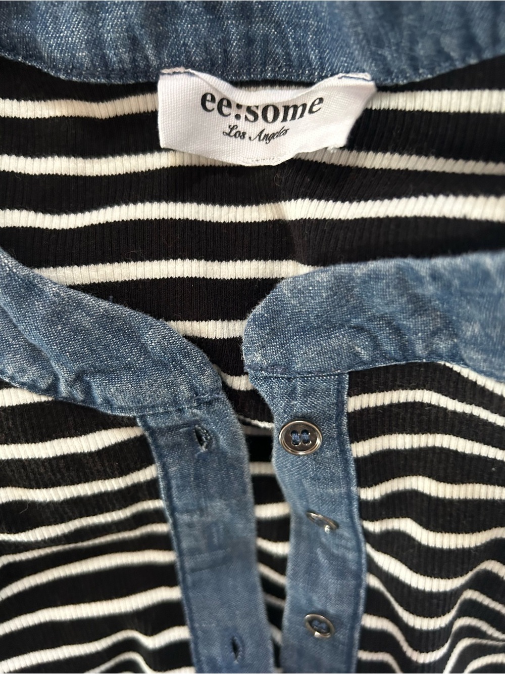 ee:some Fieldtrip Stripe Top Henley - Picture 10 of 10